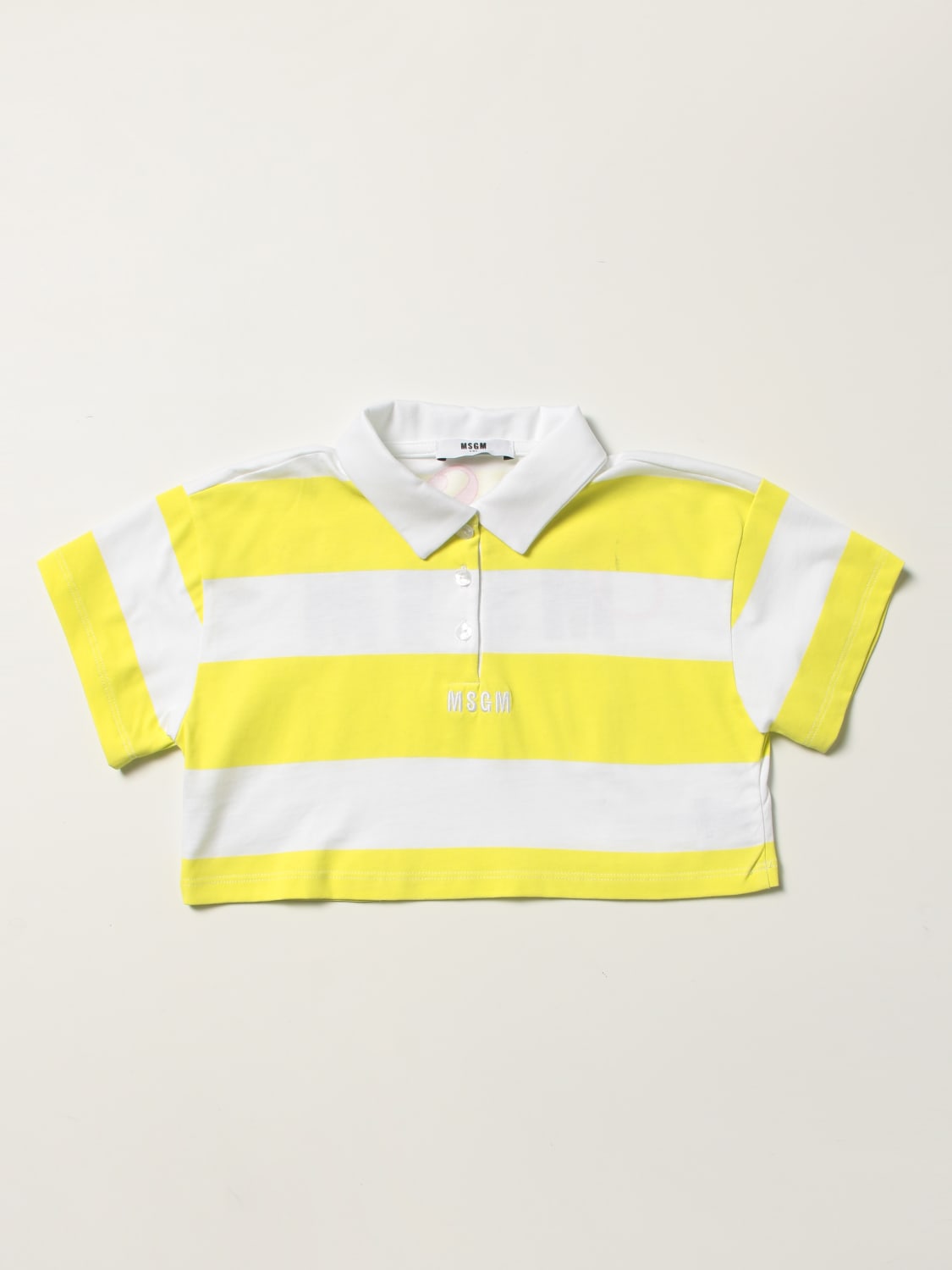 Girls yellow sale polo shirt