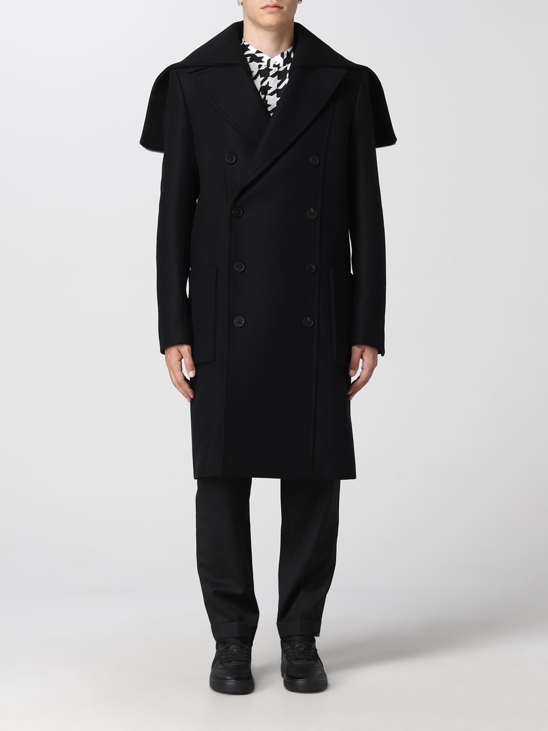 Coat Balmain: Balmain coat for men black 2