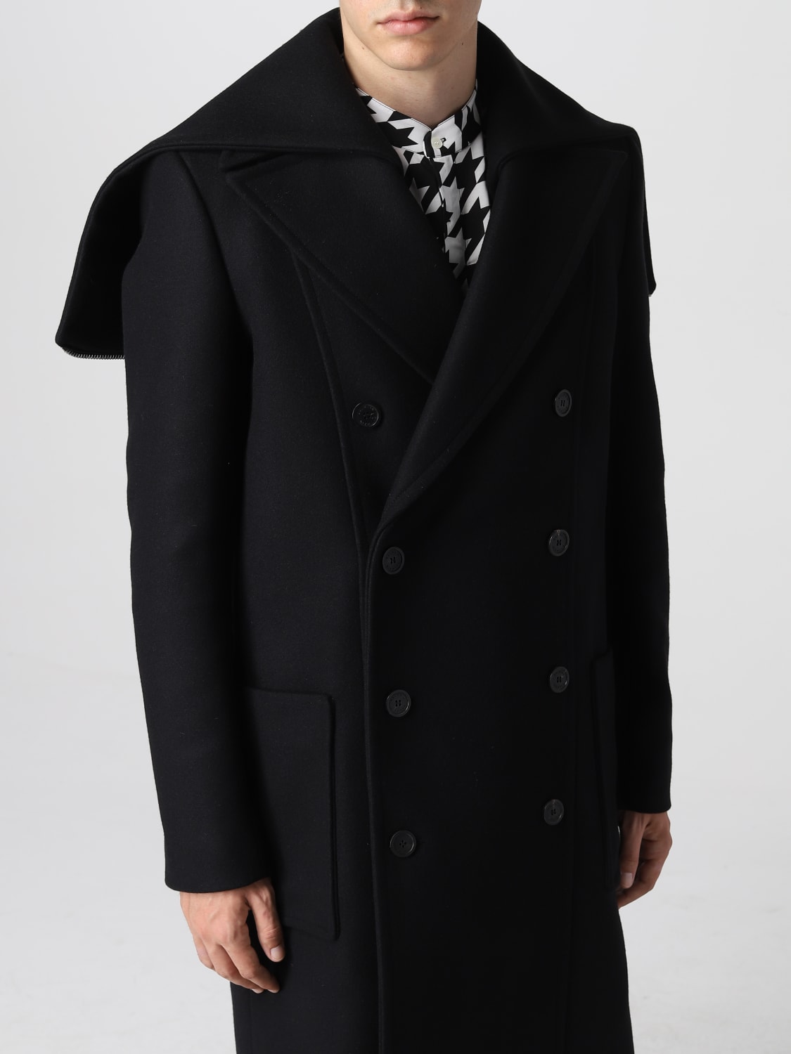 Coat Balmain: Balmain coat for men black 2