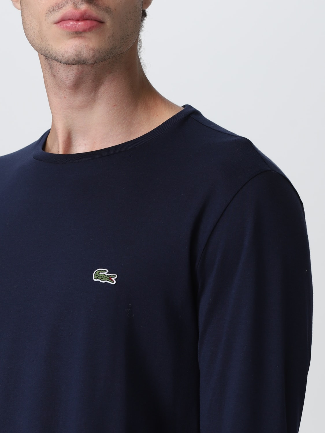 Outlet de Lacoste: Camiseta para hombre, Azul Marino