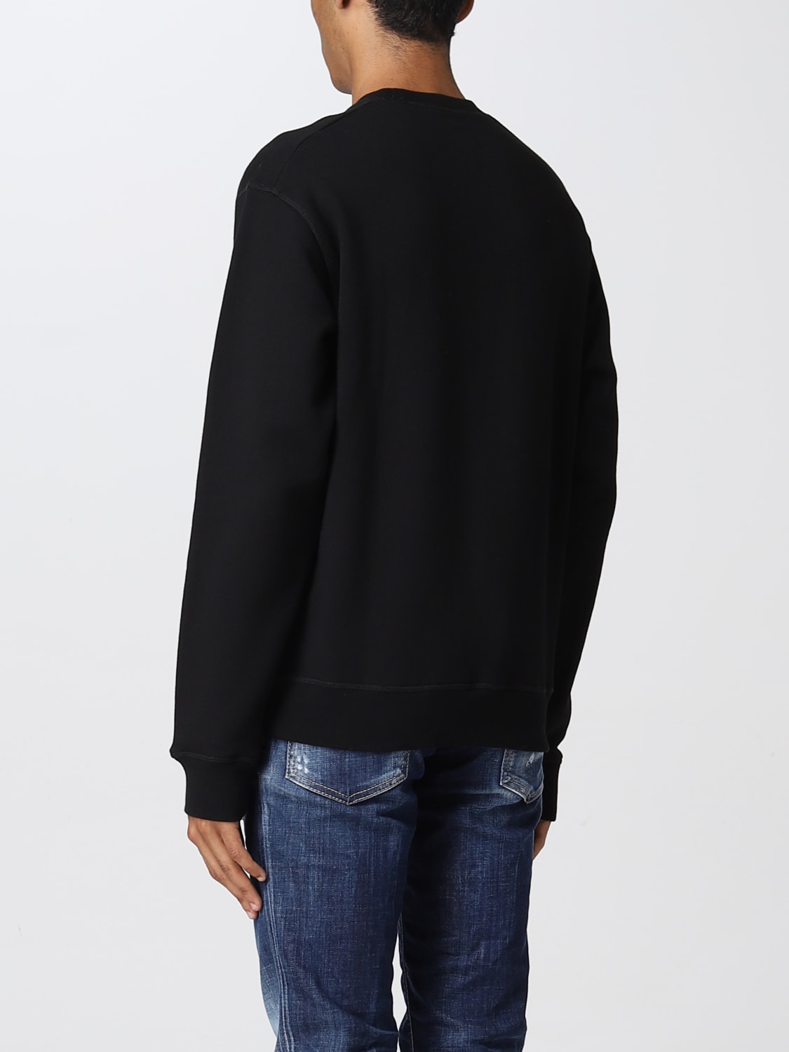 Dsquared2 Outlet: Ceresio 9 cotton sweatshirt - Black | Dsquared2 ...