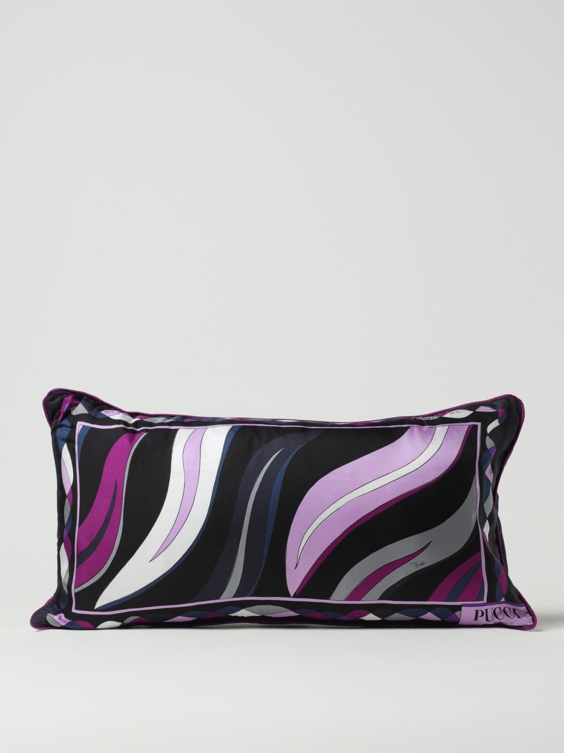 Emilio Pucci cushion in printed silk