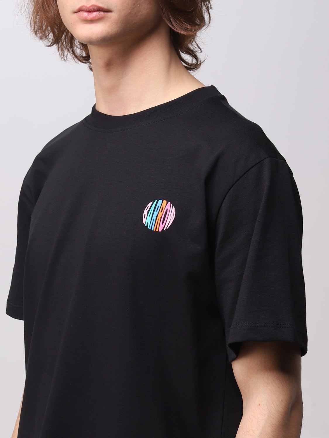 Barrow Outlet: t-shirt for man - Black | Barrow t-shirt 034039