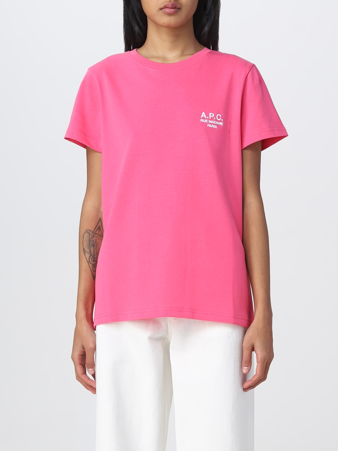 A.p.c. Outlet: t-shirt for woman - Pink | A.p.c. t-shirt