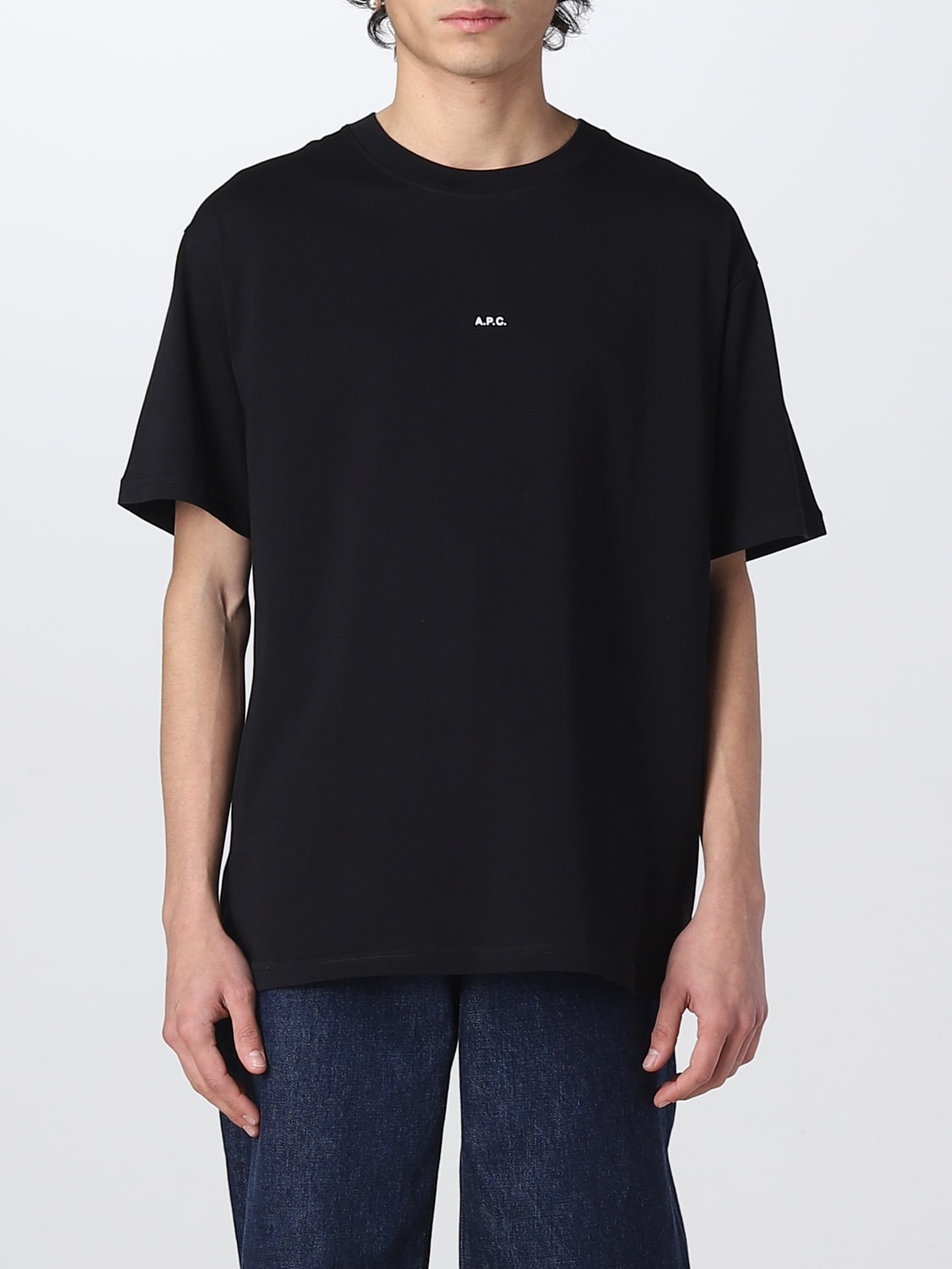 A.P.C.: t-shirt for man - Black | A.p.c. t-shirt COEIOH26929
