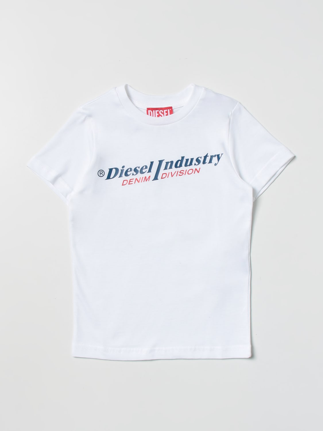 Outlet de Diesel Camiseta para ni o Blanco Camiseta Diesel