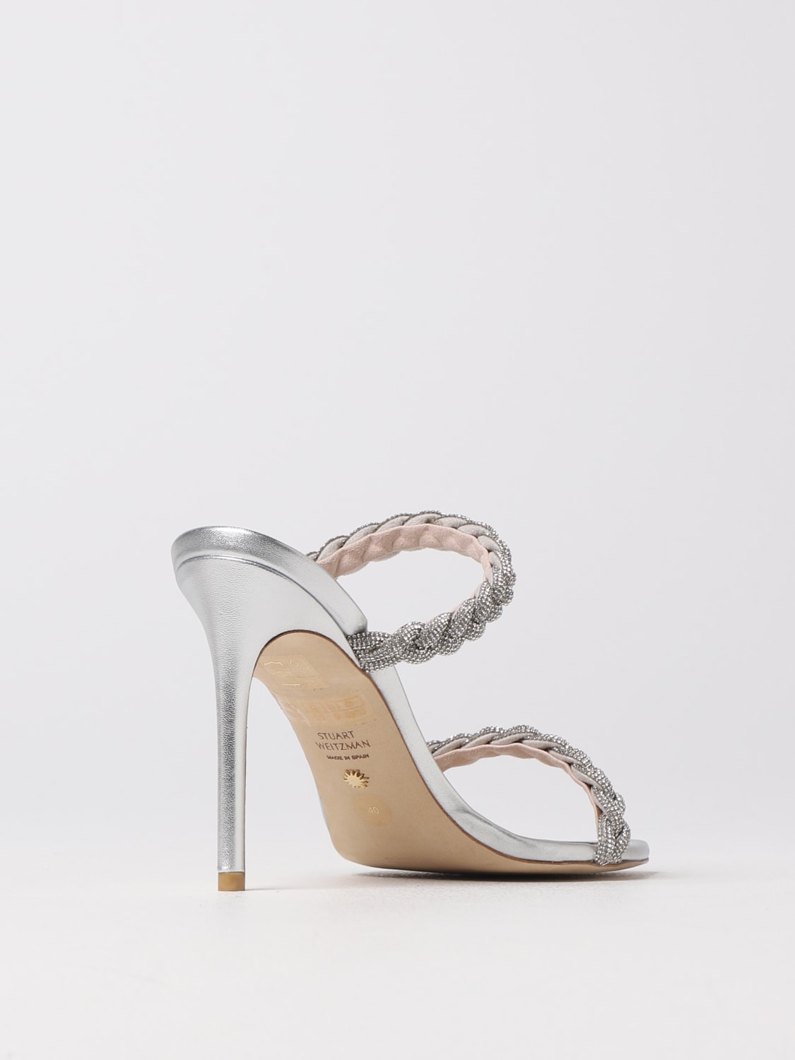 Stuart weitzman sale silver heels