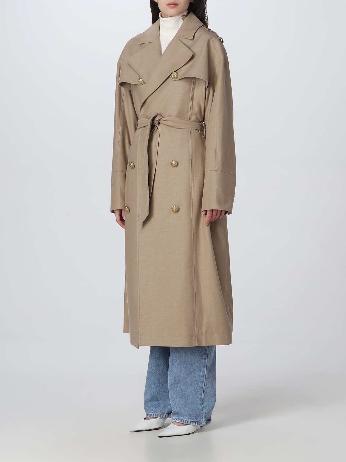 Balmain sale long coat