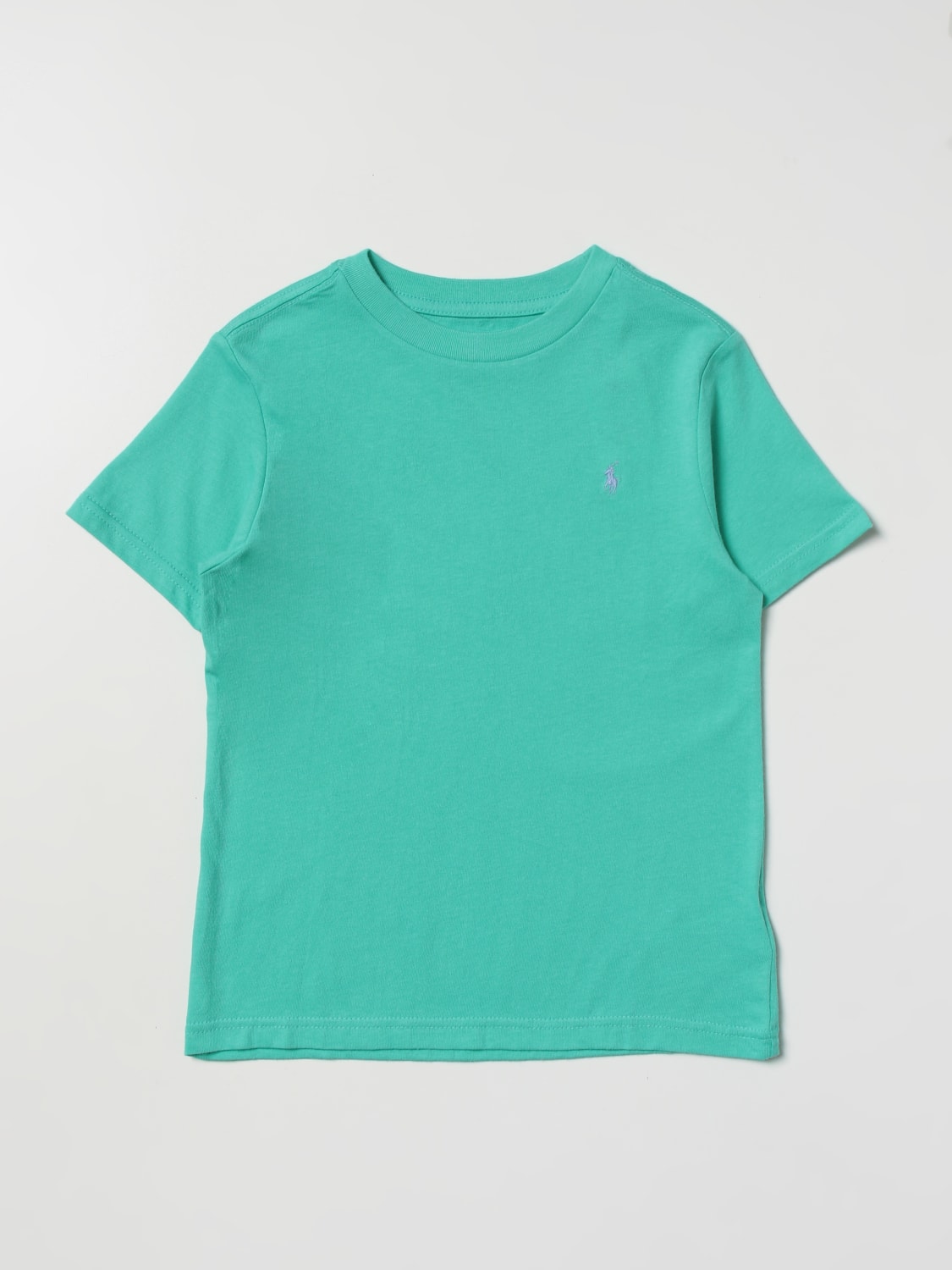 Polo Ralph Lauren Outlet: t-shirt for boys - Green | Polo Ralph Lauren ...