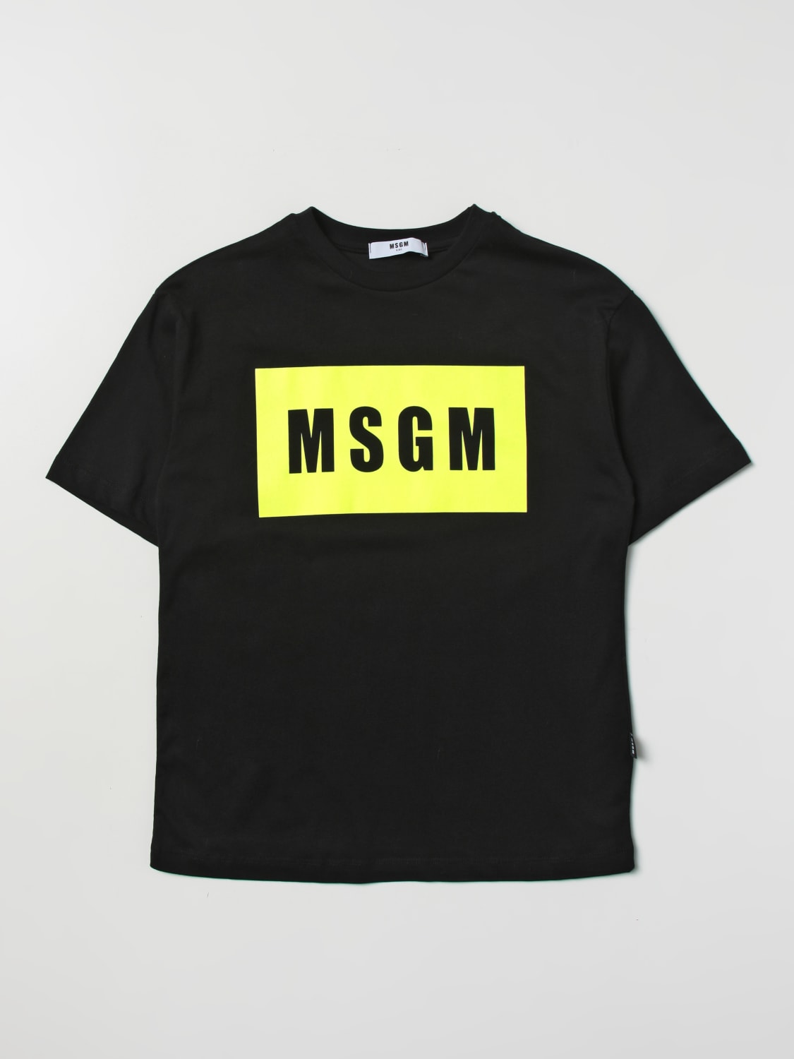 MSGM KIDS: t-shirt for boys - Black | Msgm Kids t-shirt MS029316