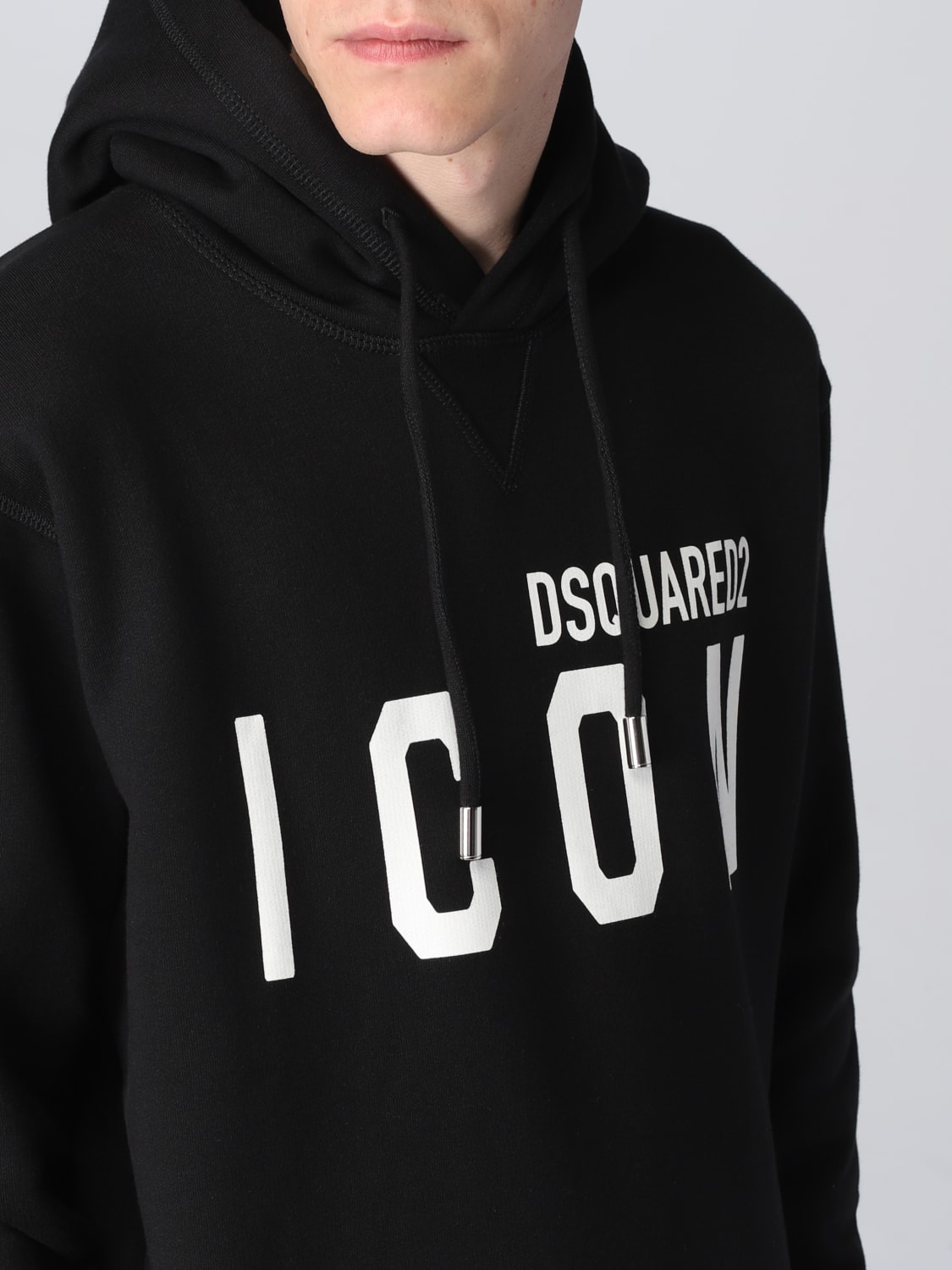 Dsquared icon hoodie black hot sale