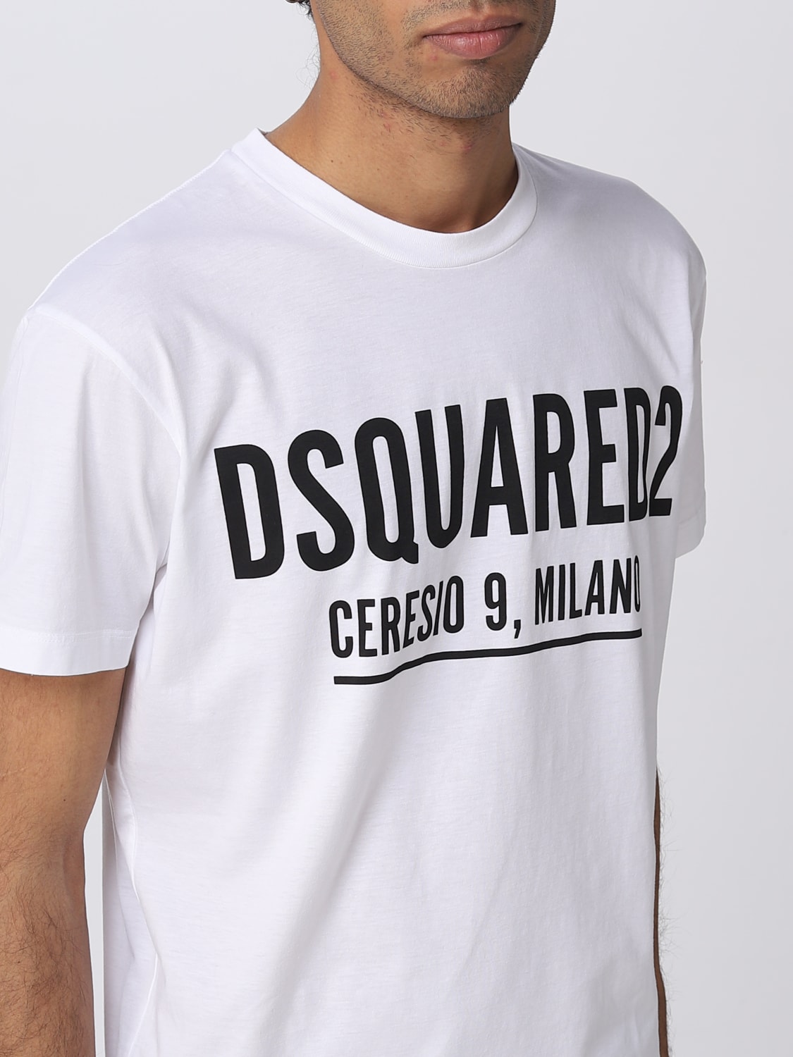 DSQUARED2：Tシャツ メンズ - ホワイト | GIGLIO.COMオンラインの