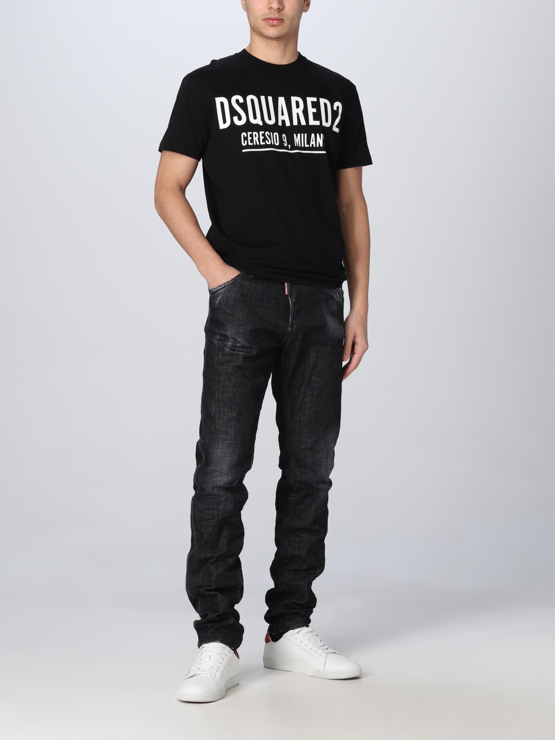 Dsquared2 T-Shirt Black Men Size S