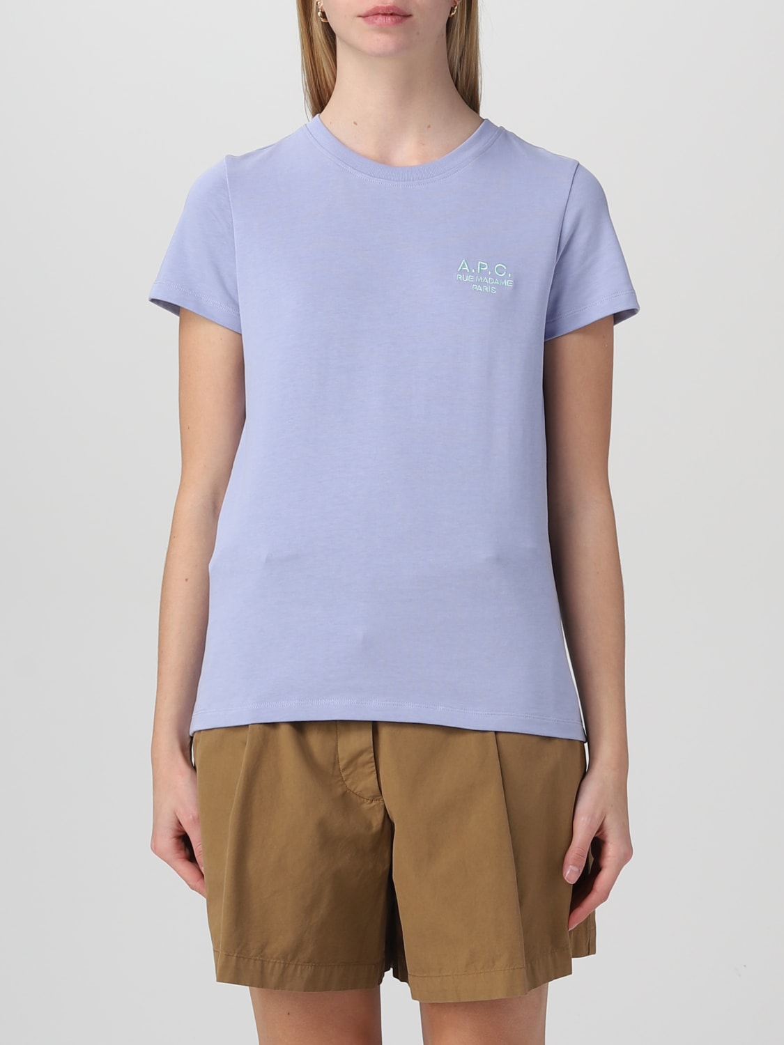 A.p.c. Outlet: t-shirt for woman - Lilac | A.p.c. t-shirt