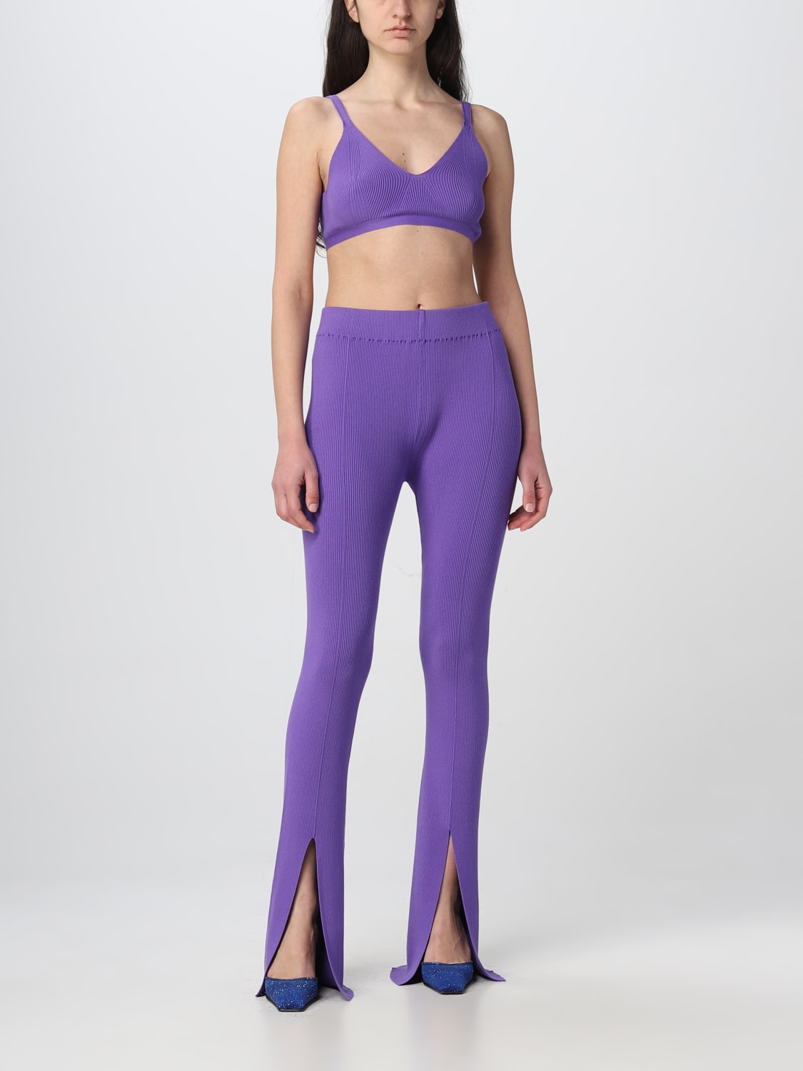 Athleta Elation Wide Leg Pant in Purple