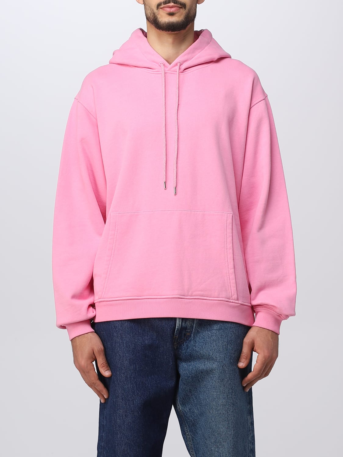 Baby pink best sale sweatshirt for men