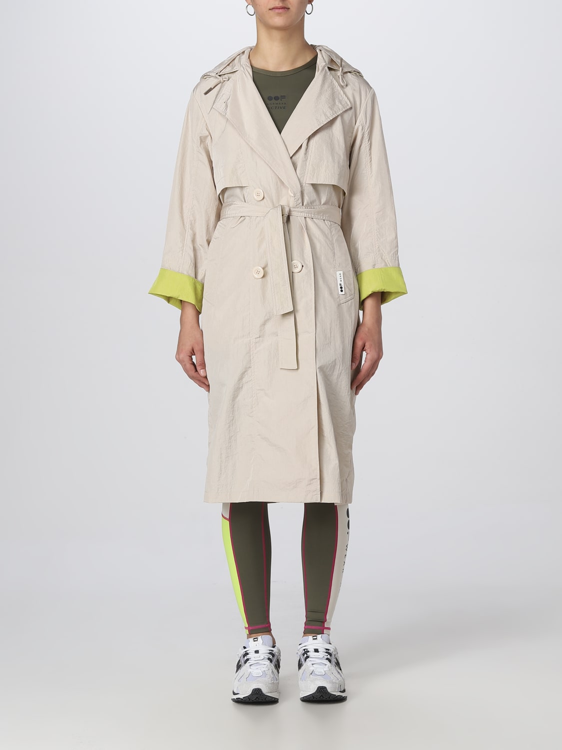 Cream hot sale trench coat