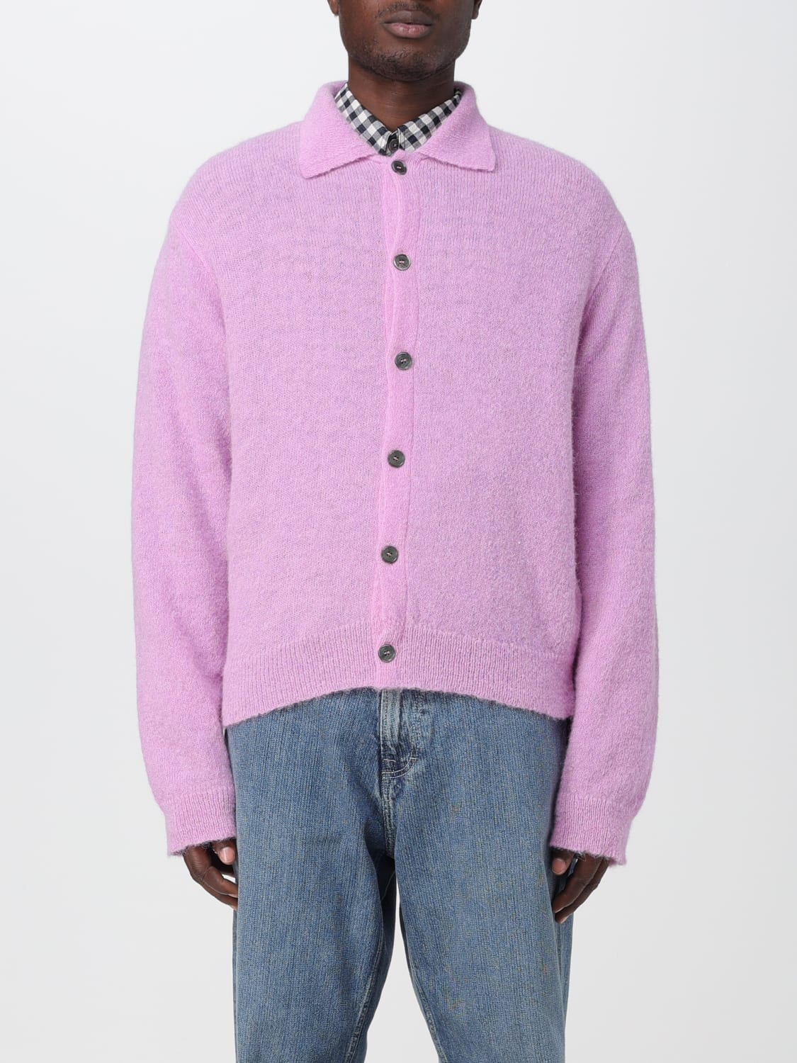 OUR LEGACY: cardigan for man - Pink | Our Legacy cardigan M4233EM ...