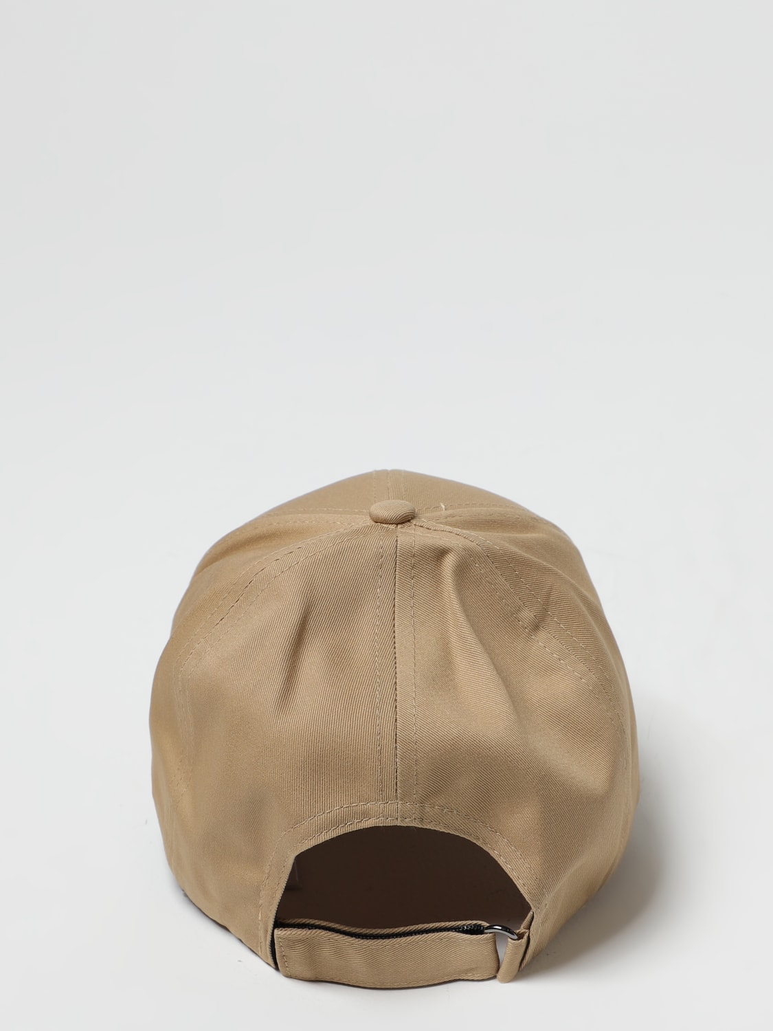 TOMMY HILFIGER: hat in cotton with embroidered logo - Beige | Tommy  Hilfiger hat AW0AW15532 online at