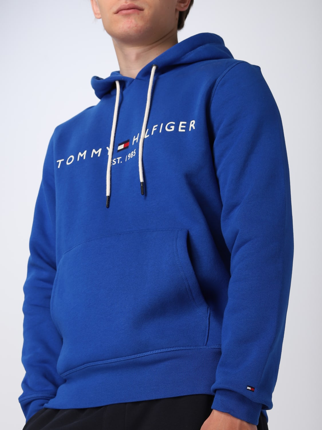 TOMMY HILFIGER: Sweatshirt homme - Bleu Royal  Sweatshirt Tommy Hilfiger  MW0MW11599 en ligne sur