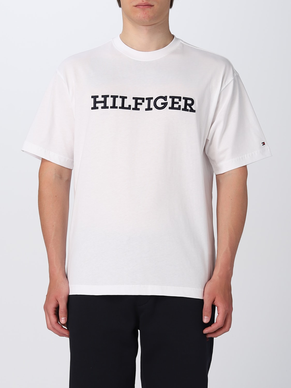 TOMMY HILFIGER: t-shirt for men - White | Tommy Hilfiger t-shirt MW0MW31539  online at