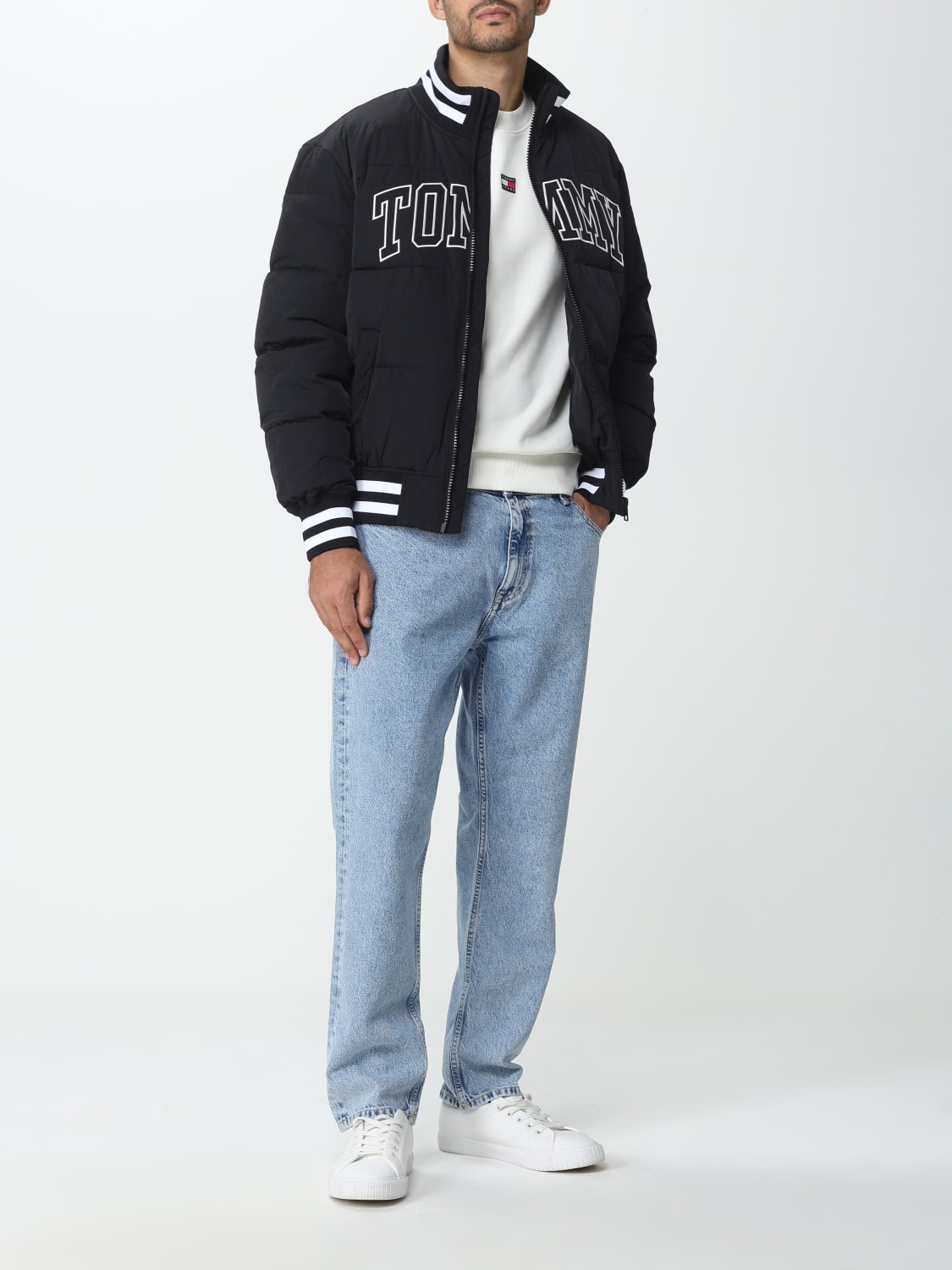 TOMMY JEANS: jacket for man - Black | Tommy Jeans jacket