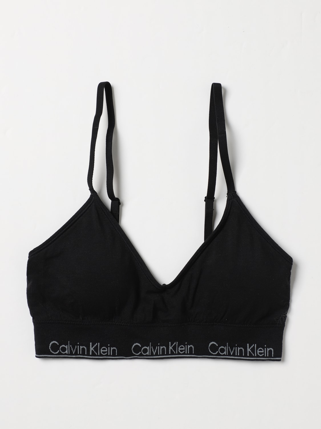 CALVIN KLEIN bra TRIANGLE Black for girls