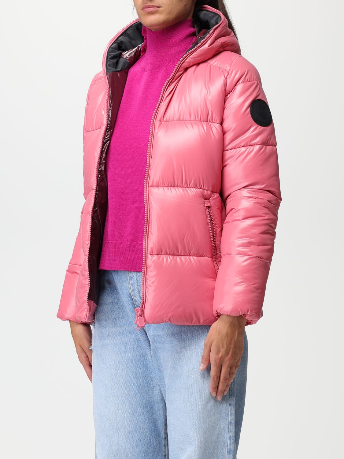 SAVE THE DUCK: jacket for woman - Pink | Save The Duck jacket ...