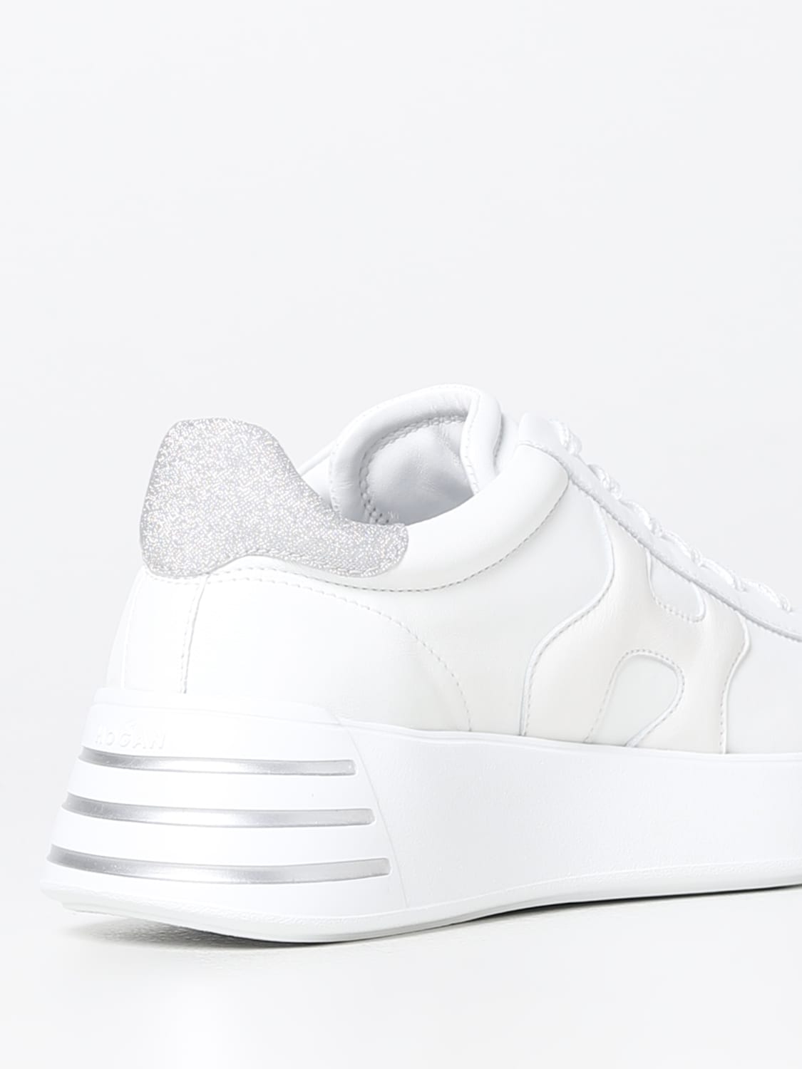 HOGAN: Rebel H564 sneakers in nappa leather - White | Hogan sneakers ...