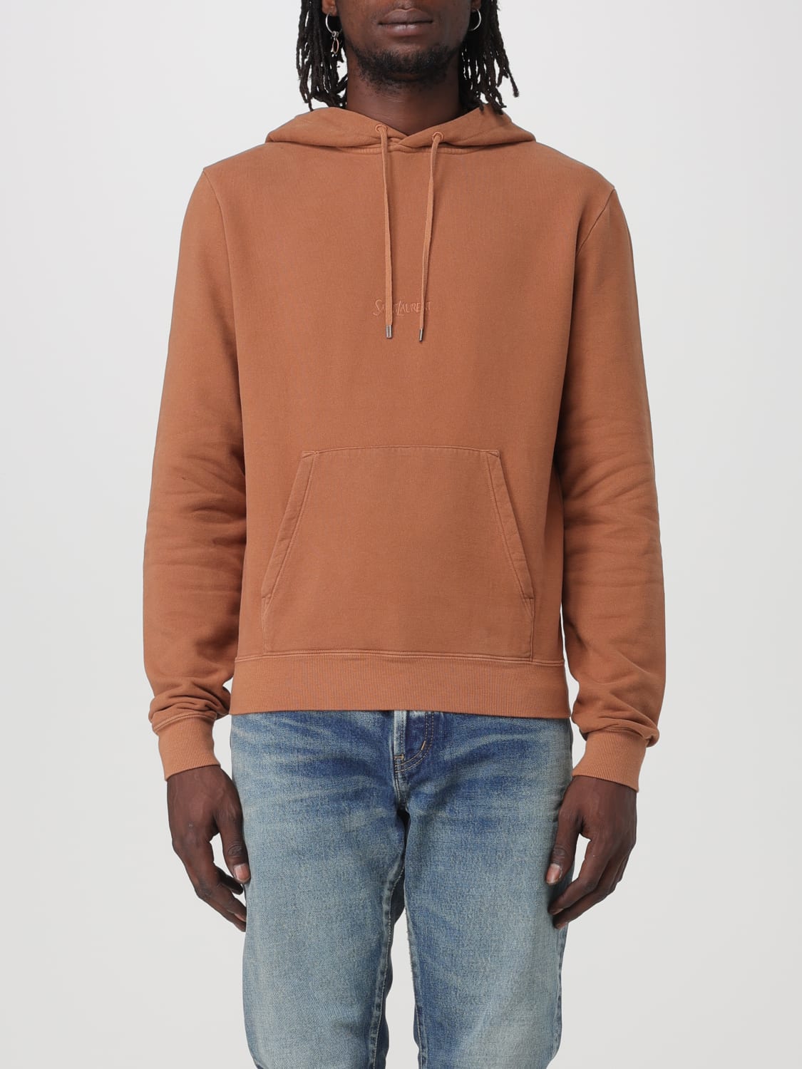 Saint laurent beige discount hoodie