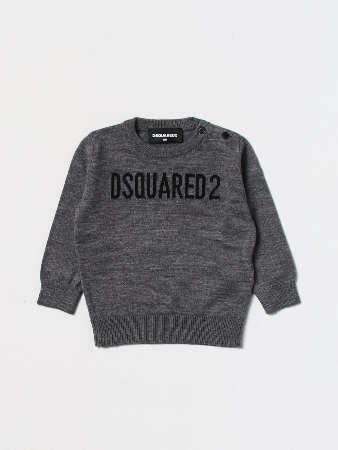 DSQUARED2 JUNIOR sweater for baby Grey Dsquared2 Junior