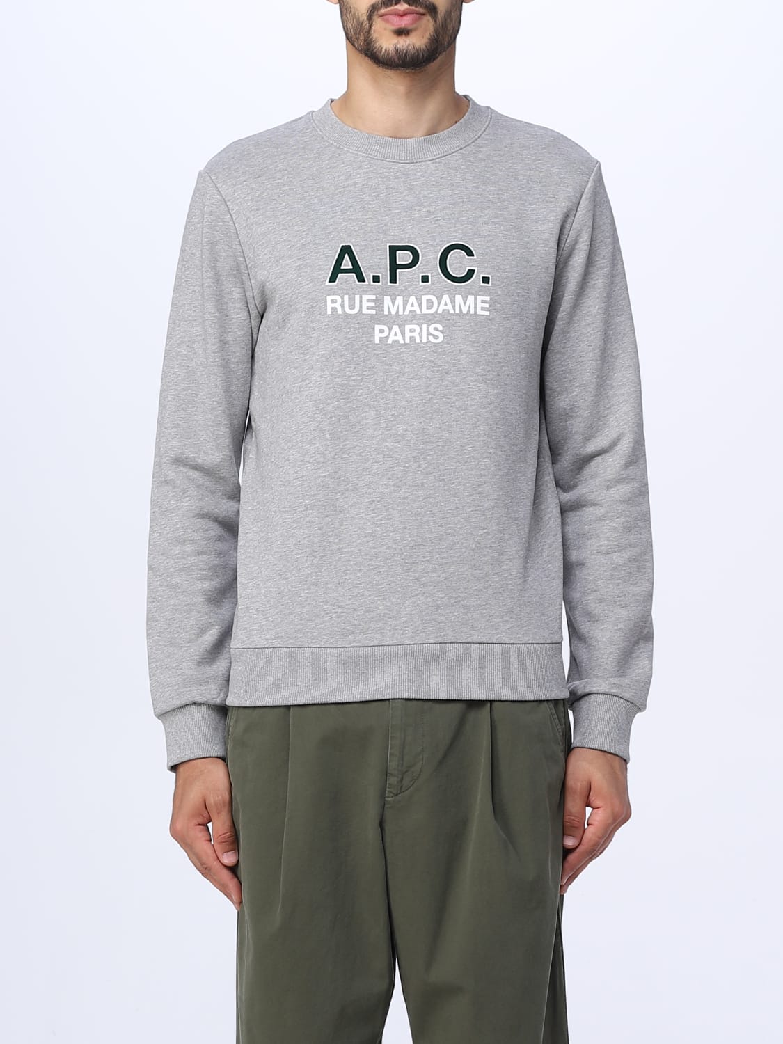 A.P.C.：スウェットシャツ メンズ - グレー | GIGLIO.COMオンラインの