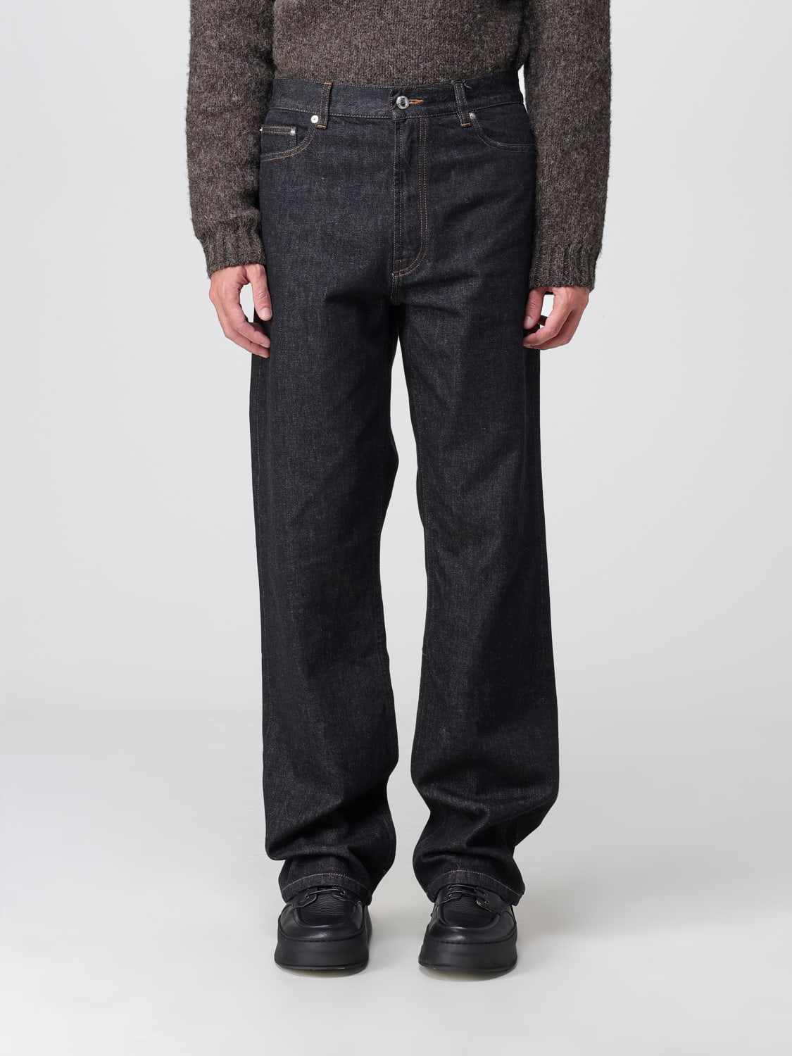 A.P.C. X JW ANDERSON: denim jeans - Black | A.p.c. X Jw Anderson