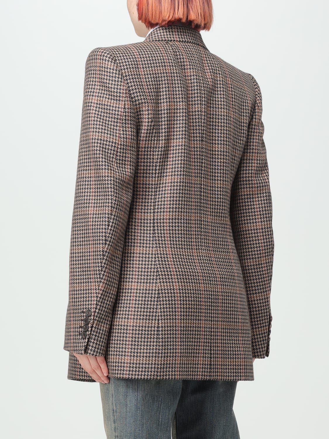 Balenciaga hot sale checked blazer