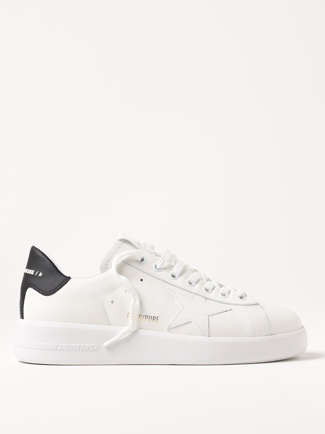 GOLDEN GOOSE: Pure New leather sneakers - White | Golden Goose sneakers ...