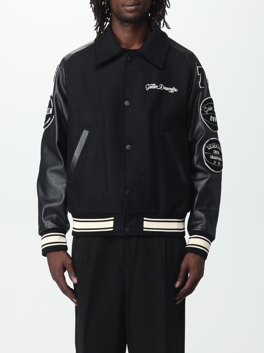 GOLDEN GOOSE: jacket for men - Black | Golden Goose jacket