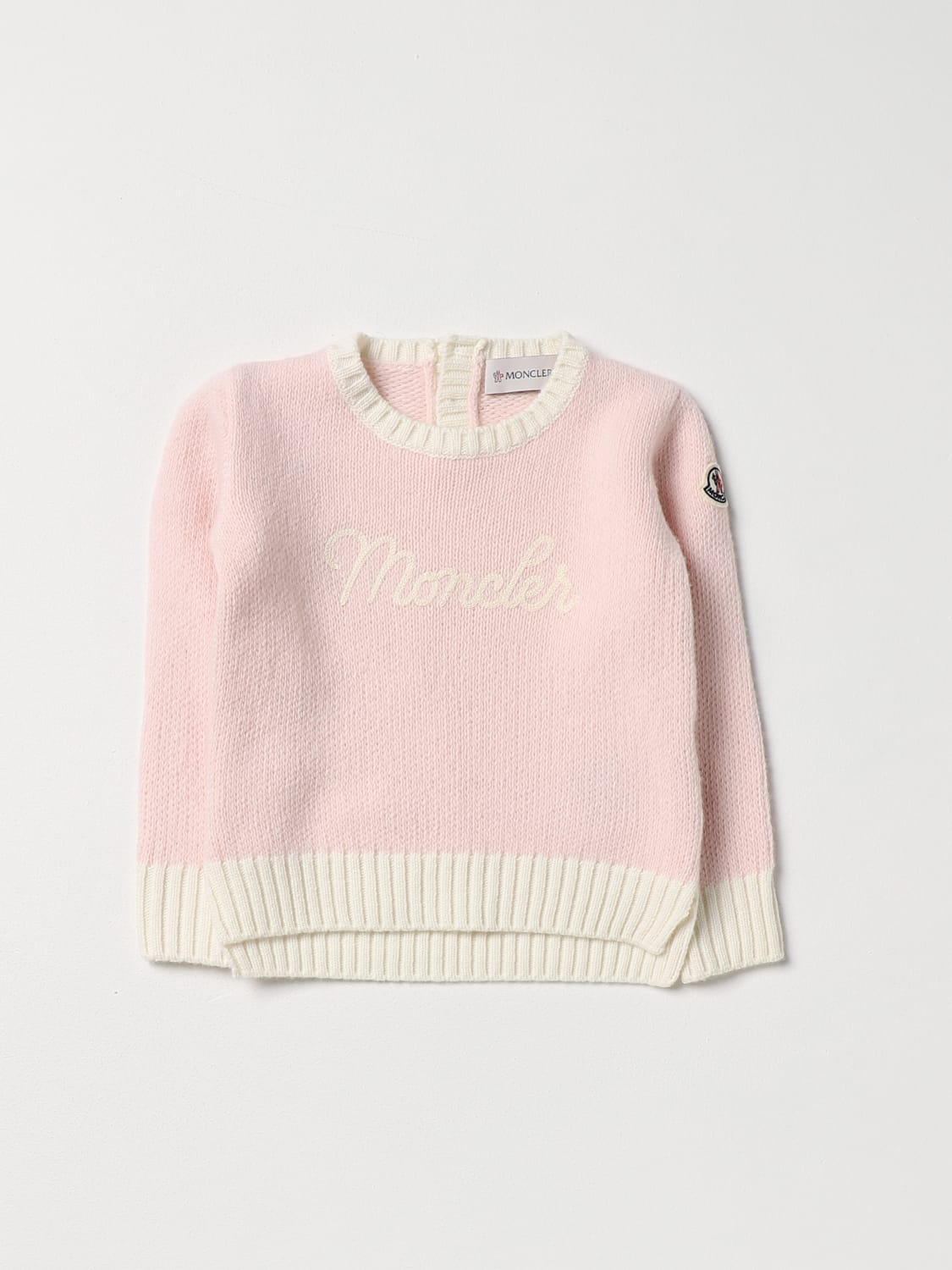 Moncler pink best sale sweater