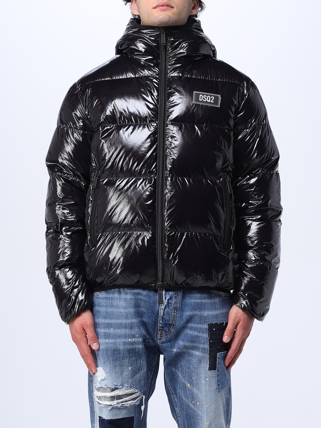 DSQUARED2: nylon jacket - Black | Dsquared2 jacket S74AM1447S54056