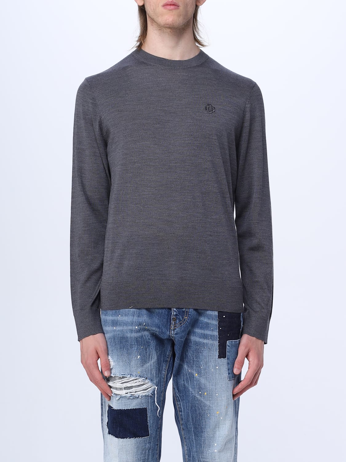 DSQUARED2 Pull homme Gris Pull Dsquared2 S74HA1368S18310 en