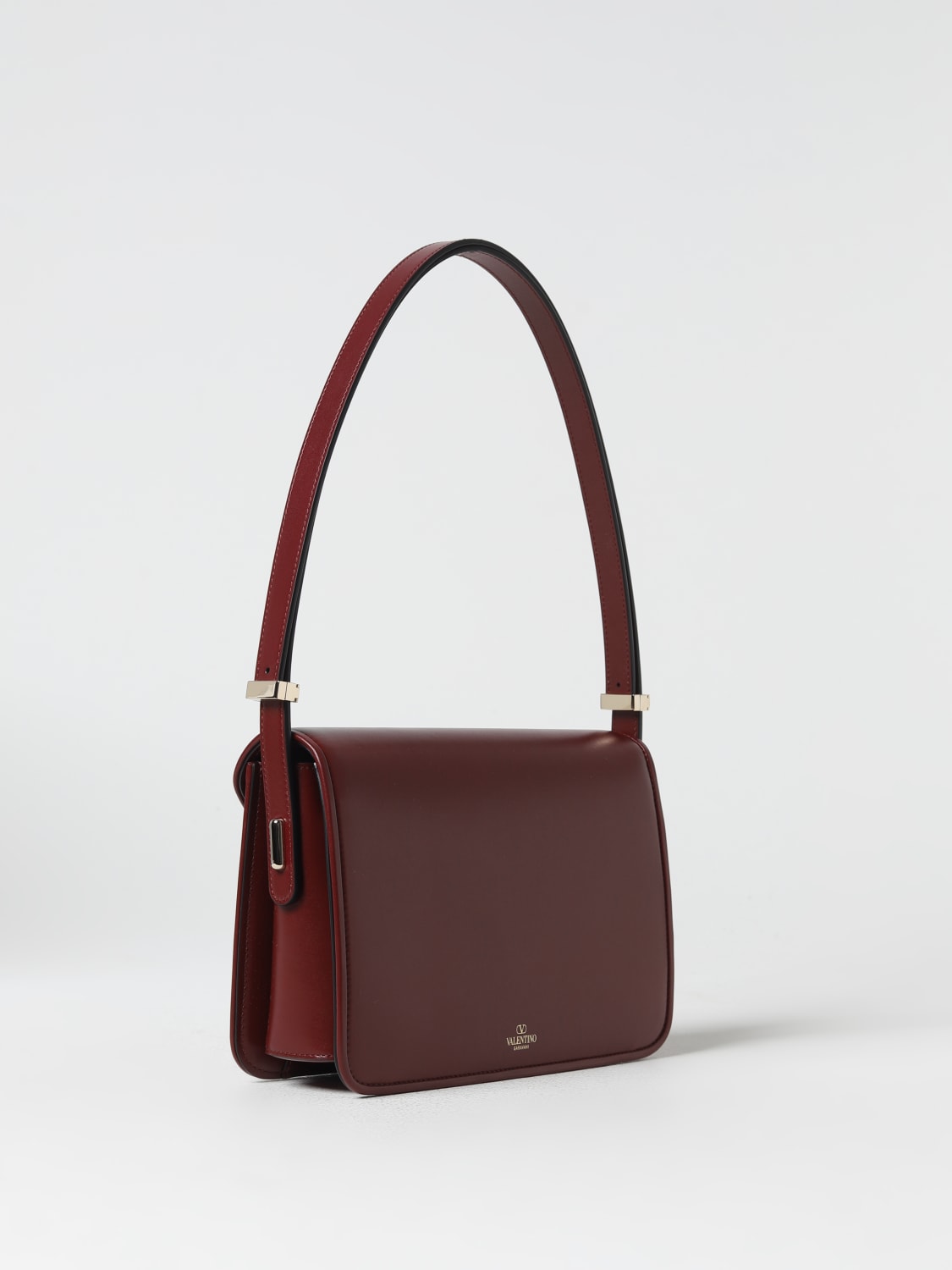 Burgundy on sale valentino bag