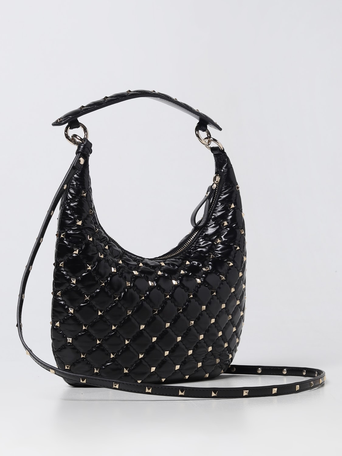 VALENTINO GARAVANI Rockstud bag in nappa Black Valentino