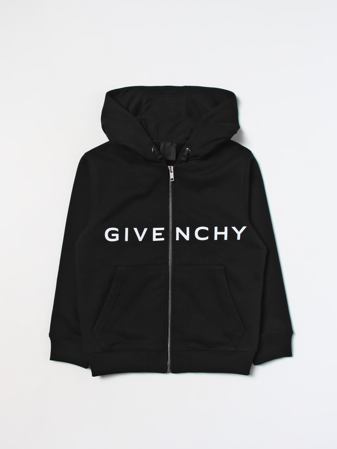 GIVENCHY: cotton sweatshirt - Black | Givenchy sweater H25484 