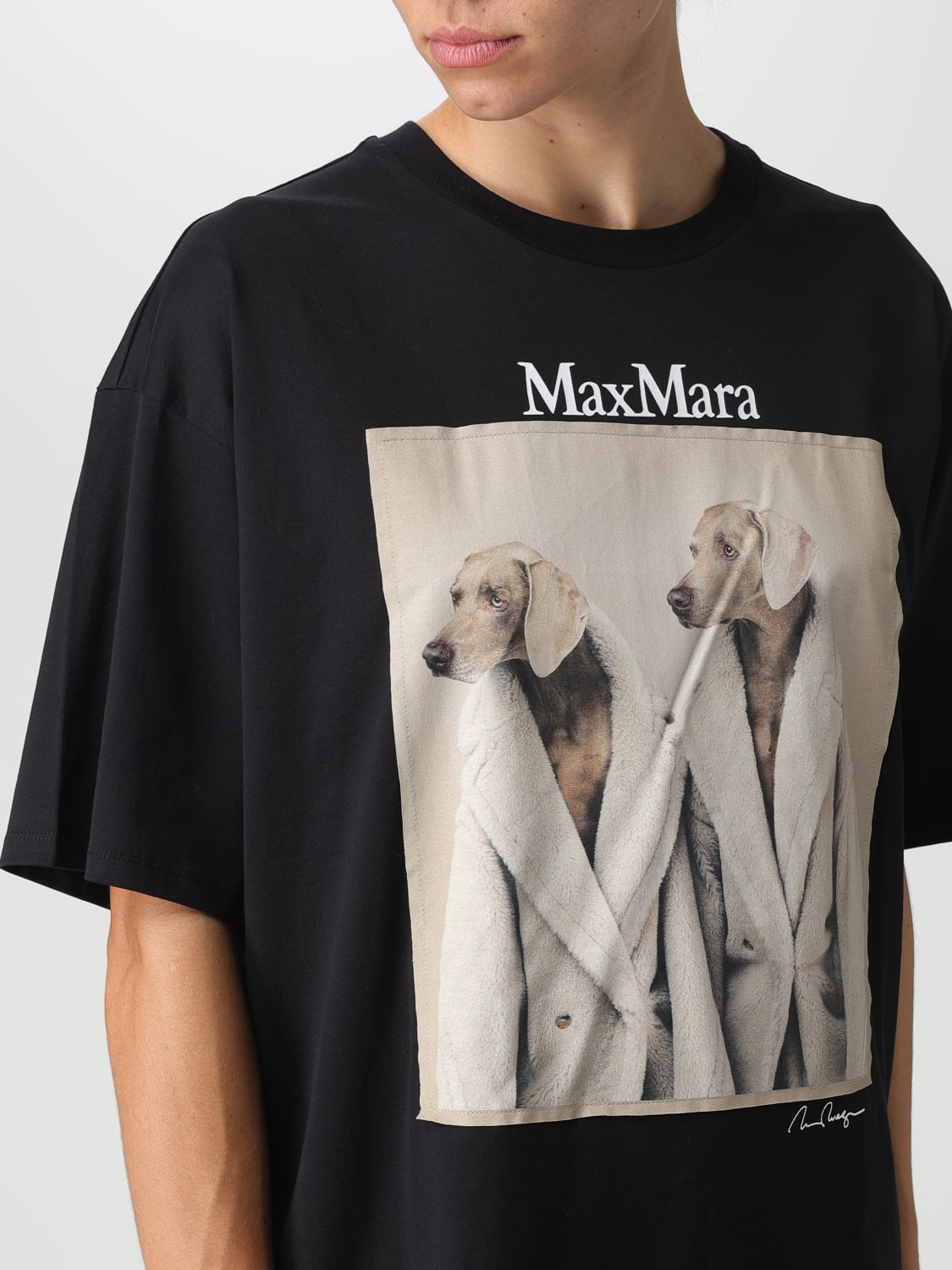日本直営店 MaxMara Tシャツ ブラック | tonky.jp