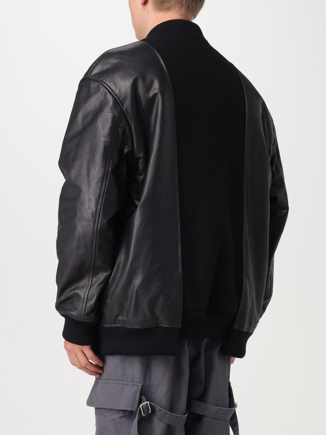 AMBUSH: jacket for man - Black | Ambush jacket BMJA022F23LEA001 online ...