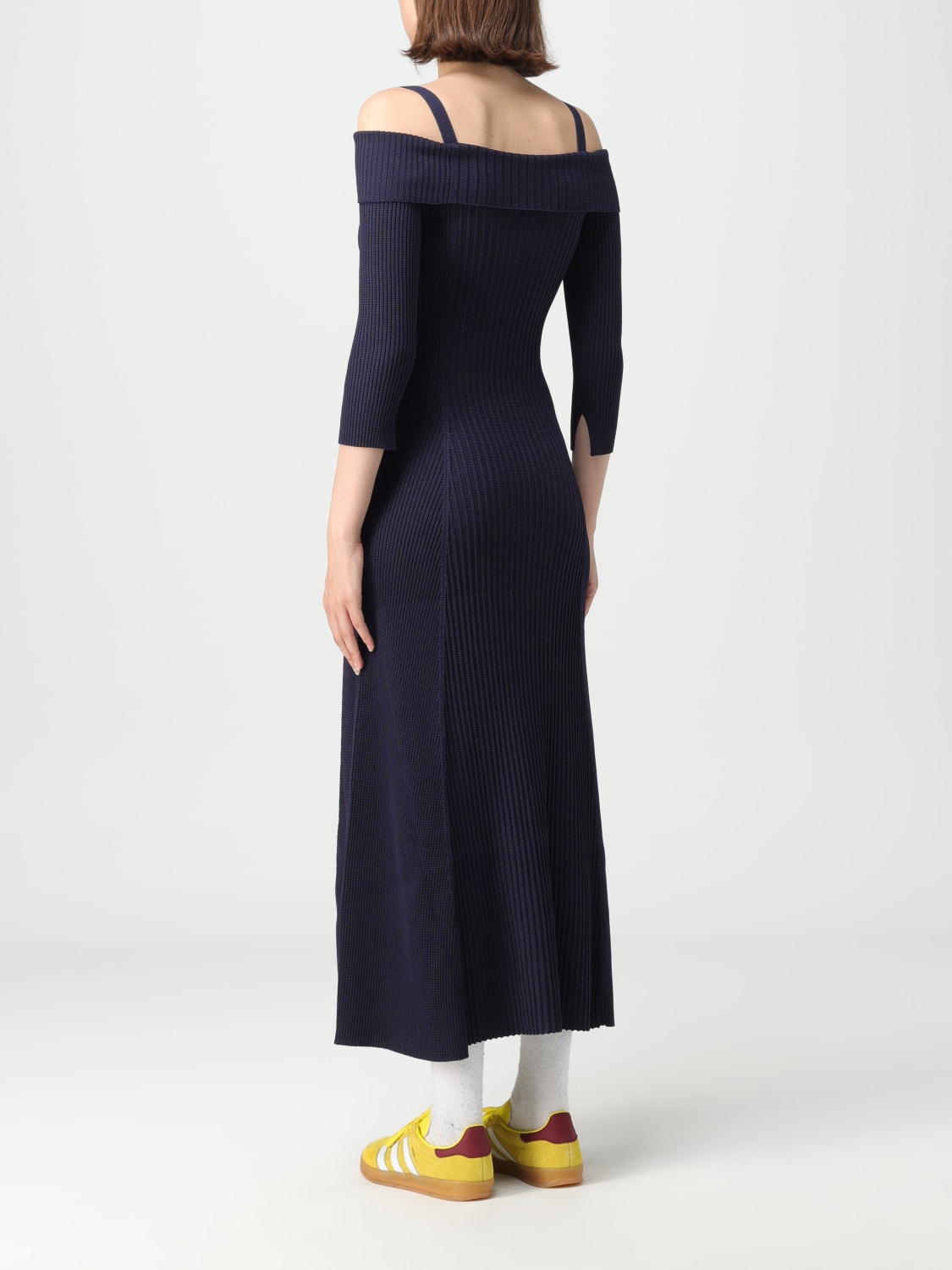 Ganni hotsell navy dress