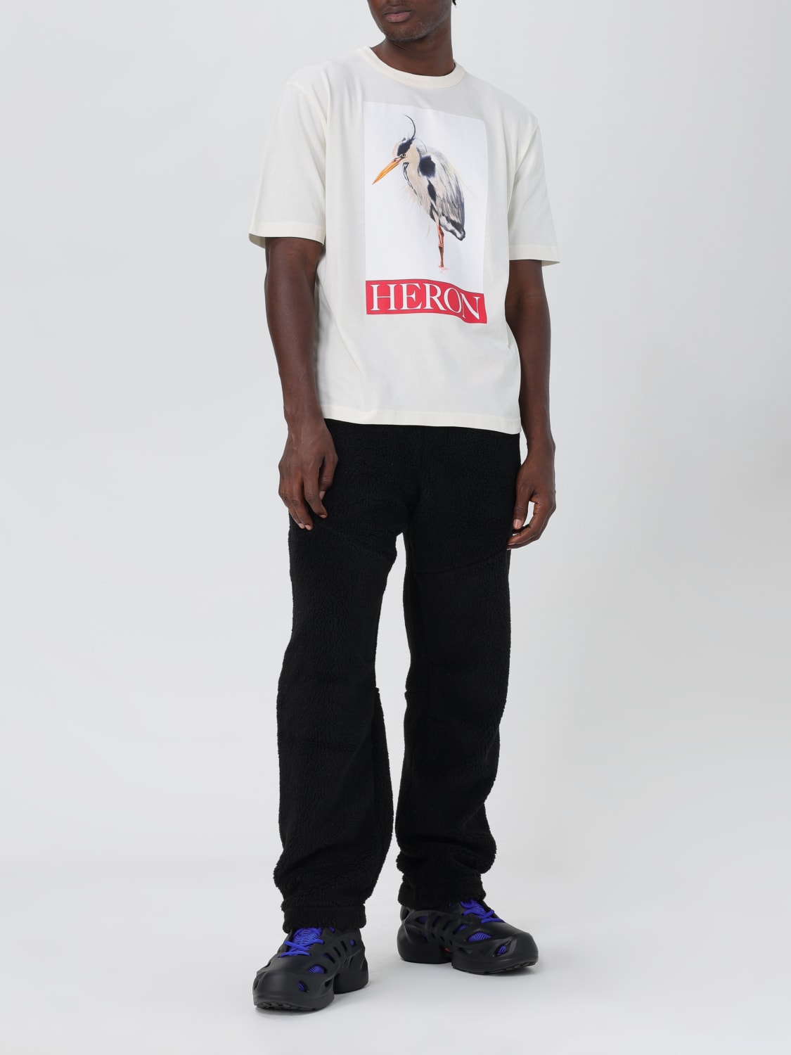 HERON PRESTON: t-shirt for man - Yellow Cream | Heron Preston t