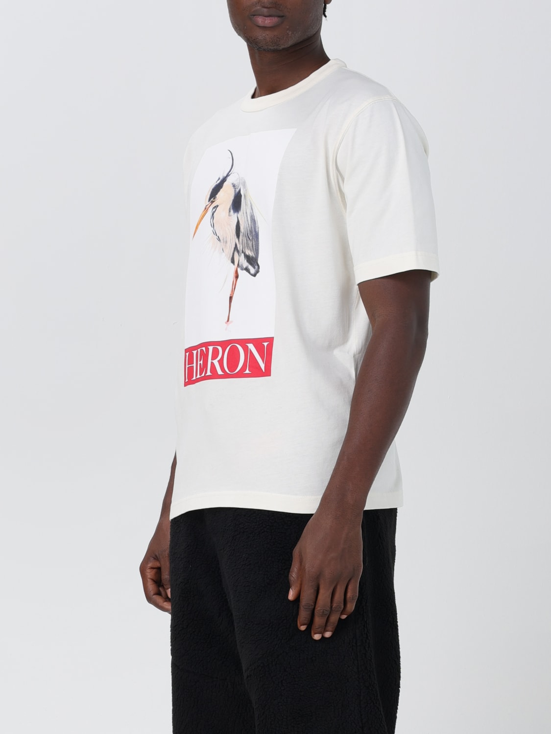 HERON PRESTON: t-shirt for man - Yellow Cream | Heron Preston t