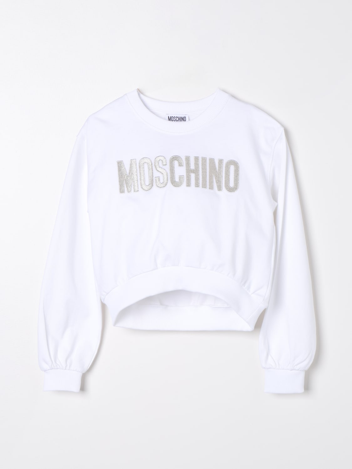 MOSCHINO KID sweater for girls White Moschino Kid sweater