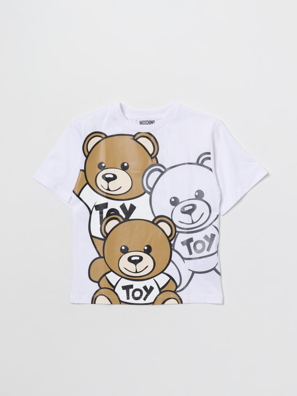 MOSCHINO KID: t-shirt for boy - White | Moschino Kid t-shirt ...