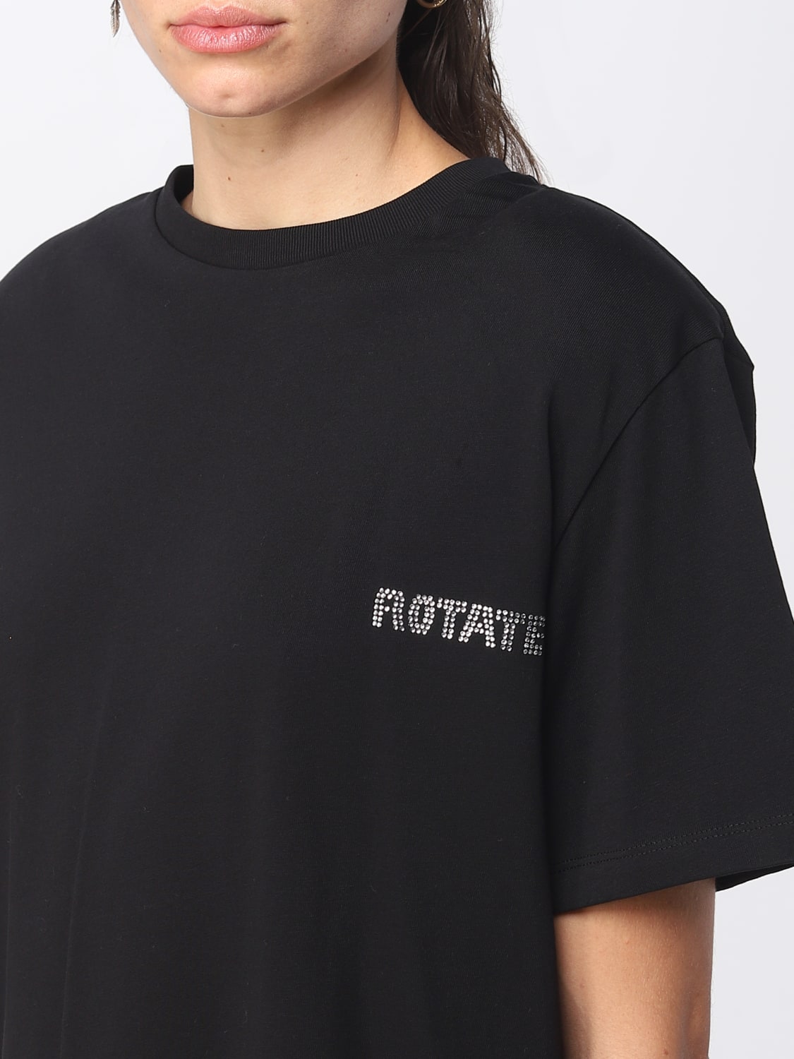 ROTATE: t-shirt for woman - Black | Rotate t-shirt 111212100 online at